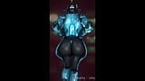 Well Endowed Assaultron Shows Off Her Voluptuous Ass As She Walks Away snapshot 11