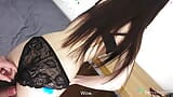 Sexy ragazza giapponese con tette piccole Akane Shirosaki faceva sesso selvaggio. snapshot 9