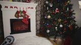 Christmas and New Years masturbation under the Christmas tre snapshot 1