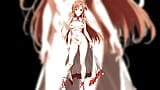 Anime girl SAO asuna nuke (with masturbation ASMR sound) snapshot 11