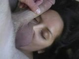 Latina huge facial snapshot 4