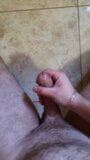 jerking off a fat cock while no one is home after work snapshot 2