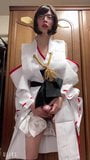 Japanischer Transvestit Nicola masturbiert in Kirishima Cosplay snapshot 5