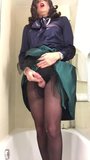 pleasant cum in my new green skirt snapshot 10