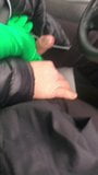Slutty CD Claudia touching step daddys cock in the car snapshot 5