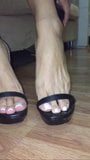 Arab feet french pedicure high heels snapshot 3