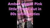 Amber cd dans une tenue rose sexy, énorme gode, gurl snapshot 1