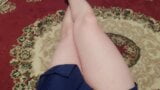 Part 1. Pre cumming masturbation cute ladyboy legs hands free swallowing snapshot 4