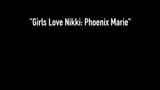 Сверление дилдо, Divas Nikki Benz и Phoenix Marie обожают киску! snapshot 1