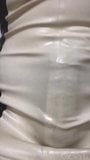 Catsuit handjob wearing latex sheath inside snapshot 17