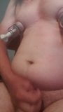 Sissy wanking using breastpumps snapshot 9