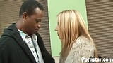 Blonde babe Nikky Thorne ass fucked by black man snapshot 1