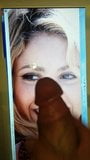 Shakira cum tribute on beautiful face snapshot 1