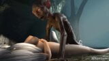 Gollum fucks blonde girl inside a cave snapshot 6