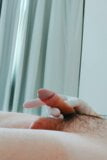 Pumping dick wearing latex medical gloves snapshot 1