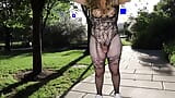 Big tits, big ass shemale public flashing masturbation and twerking snapshot 8