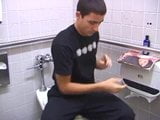 Young Dan Doe Jerks Off In Public Toilet snapshot 1