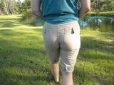 Ex wearing wedgie capris pants that I love! snapshot 1