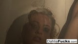 Dahlia's naughty shower fun snapshot 4