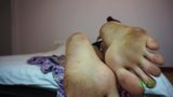 DIRTY FEET Foot Fetish FEMDOM Foot Dom EBONY SOLES Foot JOI snapshot 9