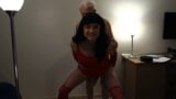 Tgirl Scarlette fucked from behind with a smile snapshot 2