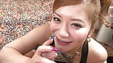 Japanische sexy blondine genießt eine muschi lecken, bevor sie einen schwanz reitet snapshot 5