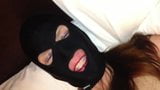 Ex wearing mask , handcuffed and using toy on her snapshot 6