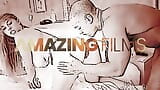 AMAZINGFILMS 4 hand massage with Carmela Clutch and Alexis Fawx snapshot 1