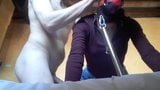 Tied to a machine, masked, hooded and throated snapshot 2