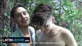 Latin Leche - Hot Argentinian Guys Having Hardcore Threesome In An Outdoor Secluded Area snapshot 3