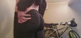 Having some fun in my favourite black yoga pants. snapshot 9