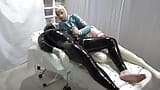 Latex Danielle - the doctor is playing with the patient's penis. Full video snapshot 10