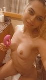 Destiny Cruz Getting Kinky With Her Pink Toy For Snapchat! snapshot 1