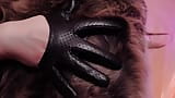 Asmr Mistress: Fur Coat Fetish, Clowly Erotic Movements and Leather Gloves Close Ups (arya Grander) snapshot 6