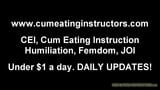 To please me you have to eat your own cum CEI snapshot 3