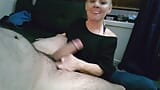 Blowjob, schwanzlutschen tief in den hals von Antsy, australische milf-hure mit dickem arsch. snapshot 10