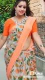 Orange Saree Aunty snapshot 2