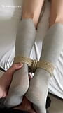 Master Fucks Slaves Tied Feet in Socks snapshot 10