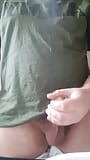 Alpha Military jerk off while smoking snapshot 2