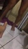 Brazilian Shemale Trying a Dildo snapshot 5