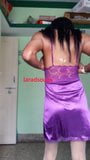 Lara dsouza dalam satin babydoll snapshot 3