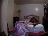 Pareja interracial meciendo la cama snapshot 13