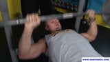 Facefucked straight jock buttfucked in gym snapshot 1