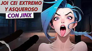 Spanish JOI CEI Extreme and Disgusting with Jinx from League of ...