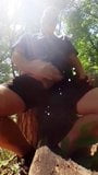 A bear (me) cums in the woods snapshot 2