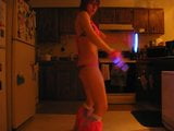 Go-go Dancing in Bikini with Glow Sticks snapshot 7