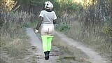 Bundas grandes em leggings amarelas snapshot 9