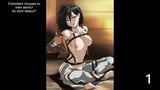 Mikasa Ackerman joi (dalam bahasa Perancis) snapshot 10
