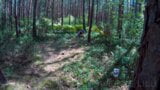 Orang asing mengongkek saya di dalam hutan apabila saya terkencing. sweetie_lilu video lucah buatan sendiri snapshot 4