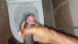 Rajesh masturbating dick on the floor & cummed in bathroom snapshot 11